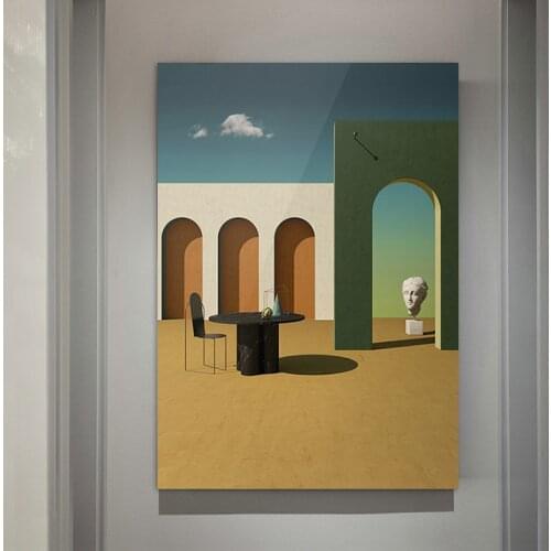 Retro Giorgio De Chirico Art Canvas Painting Wall Art Picture Study Posters And Prints Home Bedroom Living Room Decor No Frame