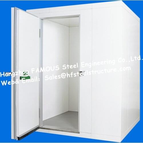Chinese Factory Supply Commercial Walk in Freezer Cold And Freezer Room With Sliding Door For Fresh Vegetables