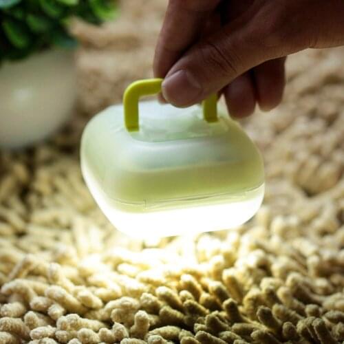 Mini Camping Lights Outdoor Indoor Waterproof Pocket Hand Lantern Garden Camping Tent Night Light Battery Charging Decor Lamp 1W