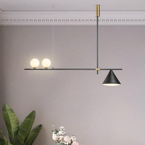 Nordic Minimalist Magic Beans Pendant Lamp Concise Parlor Music Restaurant Coffee Dining Table Kitchen Led Suspension Lighting