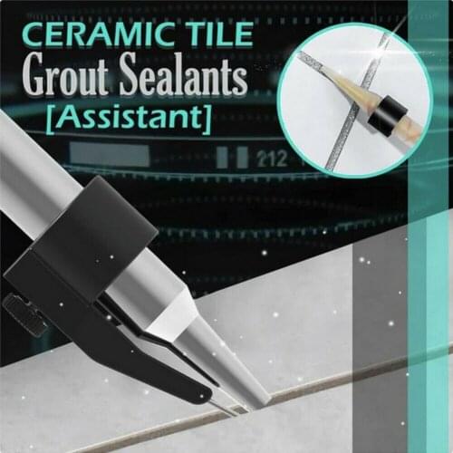 New Product Plastic Tile Grout Sealants Assistant Glue Nozzle Fixed Locator Auxiliary Tool Household Decoration Tools
