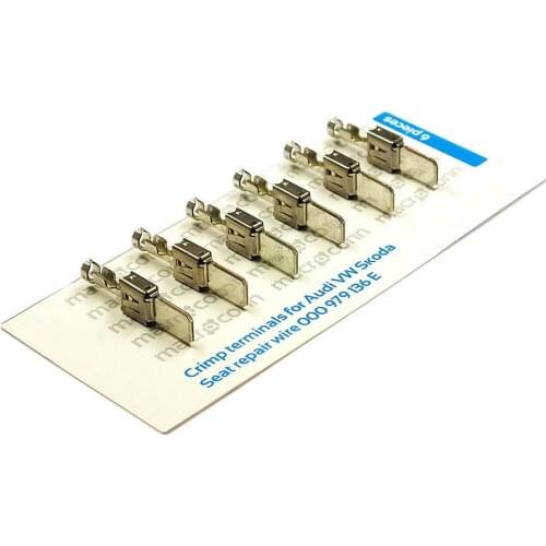 10/50/100pcs/lot Crimp Terminals (Pins) For Repair Wire 1.00mm2 For Audi VW Skoda VAG 000979136E N 103 191 03 964309-1
