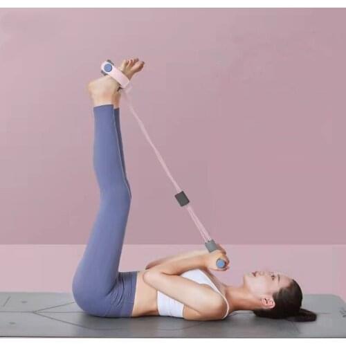 Pedal Rally Rope Sit-ups Aid for Thin Stomach Abdomen Home Yoga Fitness Equipment Weight Loss Artifact