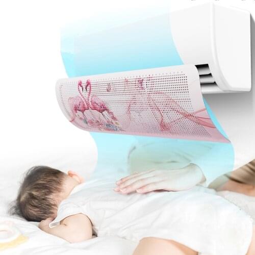 Air Conditioner Wind Deflector Baffle Wind Shield Adjustable Air Guide Cover For home office airco Deflector Cover Wind Baffle