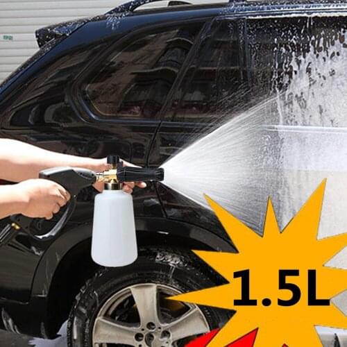 1.5L Car Washing snow Foam Generator lance foam Sprayer pot nozzle foamer gun Wash Tools High Pressure Washer accessories