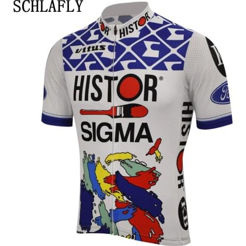 Retro histor cycling jersey short sleeve summer bike wear jersey road jersey cycling clothing bicycle clothes schlafly summer