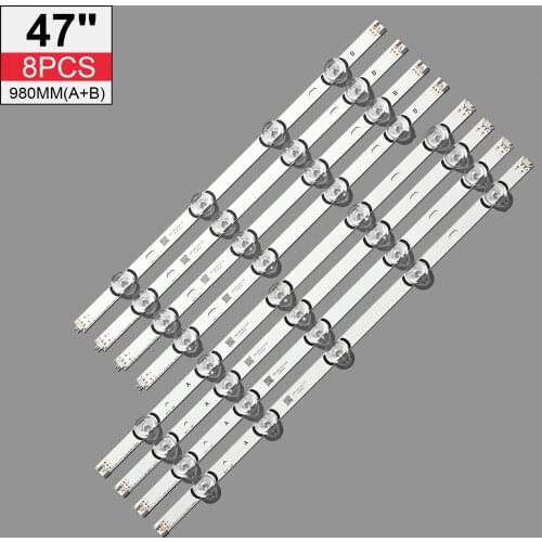 LED Backlight strip For 47LB6500 6916L 1948A 1949A 1961A 1962A 1779A 1780A LG47LY340C LG47GB651C 47LB570B 47LB5600 47LB5800