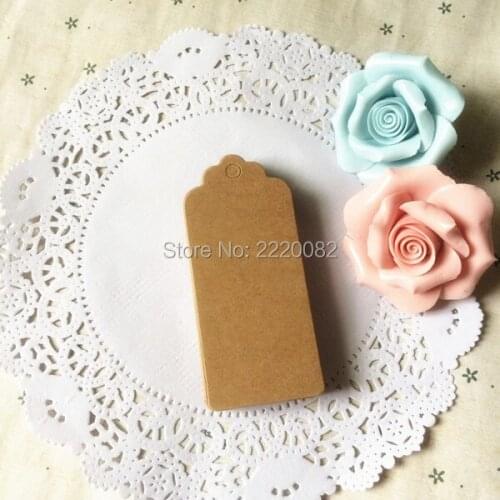 In stock 9x4cm shape cutting blank tag/350gsm craft paper 100 pcs a lot/paper card hang label/baking tags