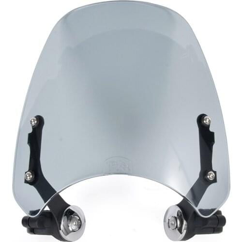 New Motorcycle Flyscreen Windshield Wind screen with bracket for Triumph Bobber 2017 2018 2019