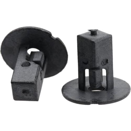 50x 8x8.2mm Hole Car Fastener Clips Bumper Inner Fender Plastic Rivets Retainer For Toyota Door Trim Cover Front Rear Wheel Clip