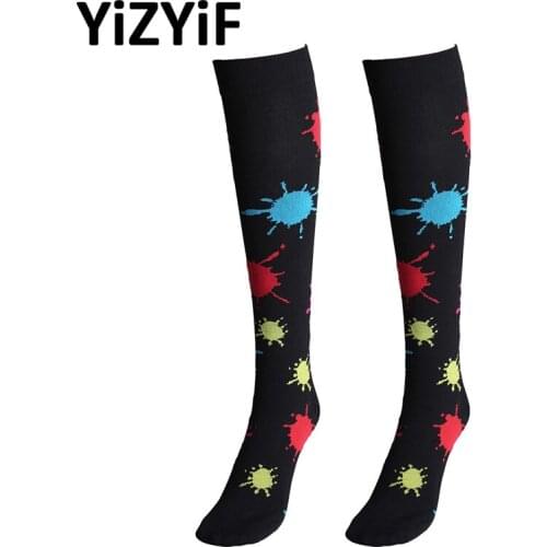 YiZYiF Women stockings knee socks Men Compression Socks Best long socks Medical Nursing Travel and Flight Socks Unisex high sock