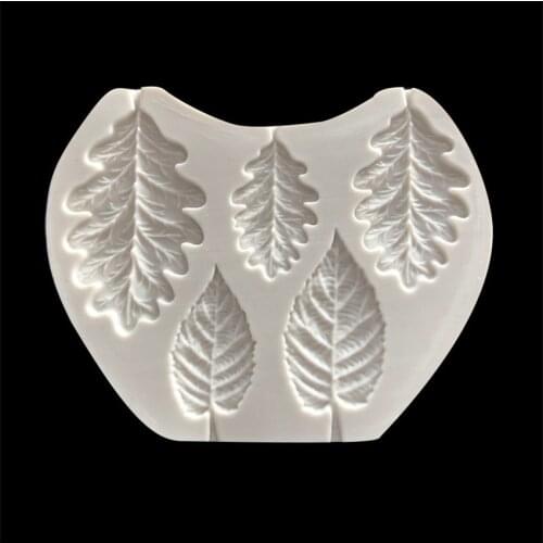 10.5*8.2*0.6CM DIY Sugar Craft Cake Vintage Petal Leaves Cake Silicone Mold Fondant Mold Cake Decorating Tools Gum Paste Mold