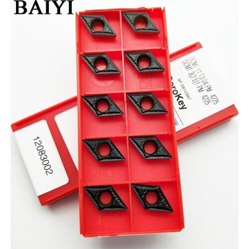10pcs DCMT11T304 Carbide turning inserts DCMT11T304-PM 4225 turning tools