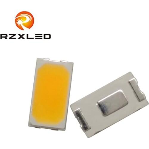 100Pcs/Lot LED 3V 0.5W 150MA Phosphor Converted Amber1800K 2200k 2500K Yellow color 5730Package Chip