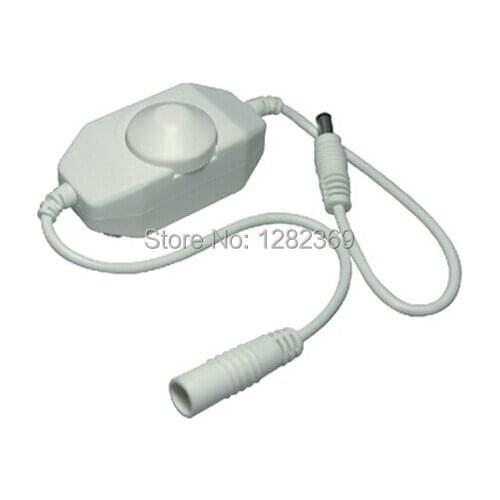 50pcs/lot DC 12V 24V 72W 144W Single Color Led Strip Mini Dimmer Brightness Adjusting Controller