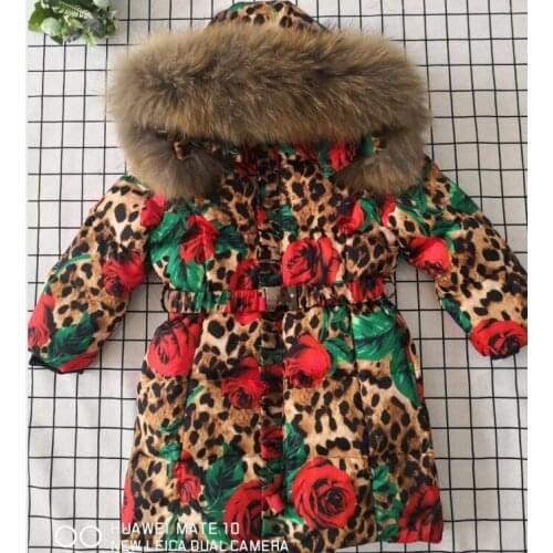Child down suit girl 95cm-145cm 2019 winter down jacket childrens clothing girl down jackets child long thicken outerwear boy l