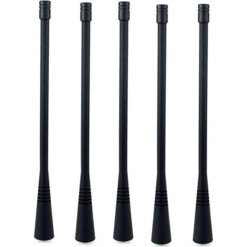 5pcs UHF 400-470mhz Flexible Whip Antenna for Motorola GP338 GP328 GP3188 GP3688 GP68 GP340 GP88S GP88 CP140 Radio Walkie Talkie