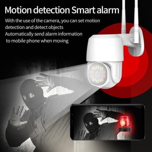 WIFI Security 360EYES APP Alarm MIni Speed Dome Camera for Mobile Phone Connection PTZ Indoor Outdoor Security Camera System