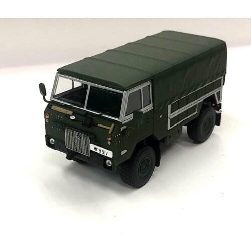 Diecast 1/43 Scale Land Rover 101 British Full Terrain Off-road Truck Alloy Car Model Static Display Adult Collection Hot Toys