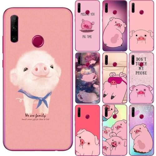 Cartoon Cute Pig Rabbit Couples Soft Case Cover For Huawei Mate 20 30 Lite Pro Honor 9 10 20 Lite Pro 10i 8X 9X Silicone Cases