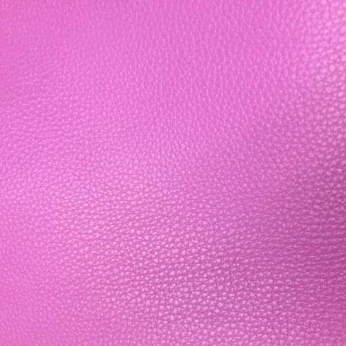 Genuine Pink Cowhide Leather Fabric lichee pattern for Furniture/ luggage/Shoes, Free Shipping