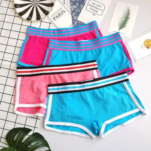New Women Ultra Soft Boyshorts Fashion Panties Briefs Walk Out Fitness Underwear Hot Panties A19158