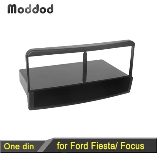 1 Din Stereo Panel for Ford Fiesta Focus Fascia Radio Refitting Dash Mounting Installation Trim Kit Face Frame