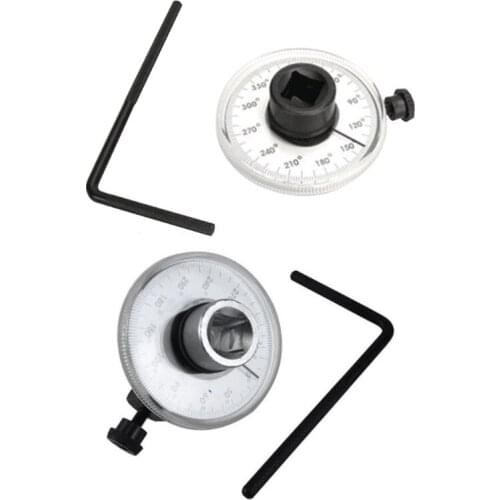 Professional 1/2 Inch Adjustable Drive Torque Angle Gauge Tool for Hand Tools with Wrench