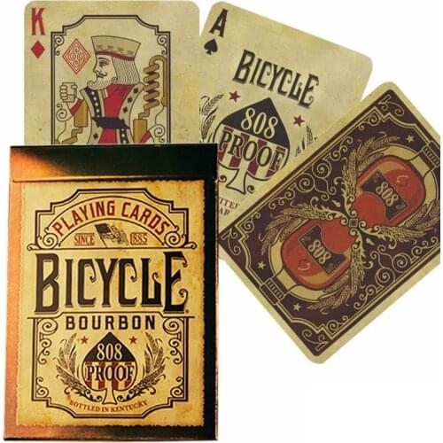 Bicycle Bourbon 808 Proof Playing Cards Kentucky Whiskey Deck USPCC Collectible Poker Card Games Magic Tricks Props for Magician