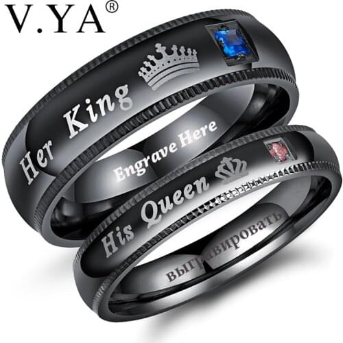 V.YA Rings With Crystals