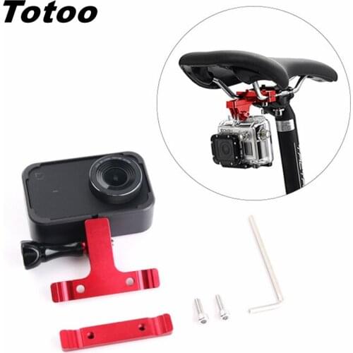 For GoPro 9 8 Bicycle Mount Base Cushion Pedestal For Xiaomi Yi 4K+Go pro Hero 7 6 5 4 SJCAM EKEN Bicycle Seat Clip Accessory