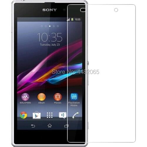 2pcs/lot 2.5D 0.26mm Tempered Glass For Sony Xperia Z1 Screen Protector Toughened protective film for Sony Z1 L39h C6903 C6906