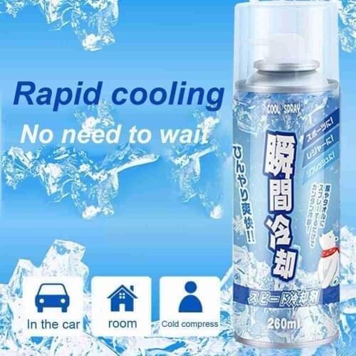 1 Pcs Car Summer Heat Stroke Prevention Refrigeration Cooling Refrigeration Cool Artifact Fast Atomize Spray Artefact Summe T9S2