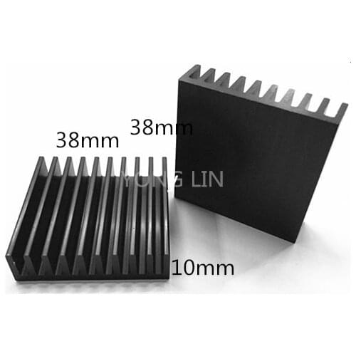 10pcs ic heatsink 38*10-38mm/LED heatsink/ aluminum heatsink