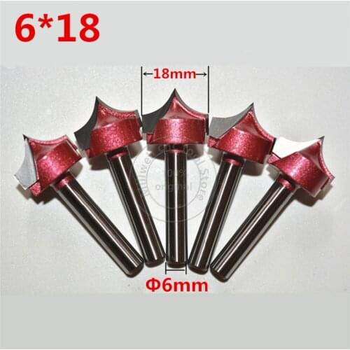 6mm*18mm,CNC Tungsten steel 3D Needle nose bit,CNC machine tool,PVC,MDF,Acrylic,Carbide end mill,woodworking insert router bit