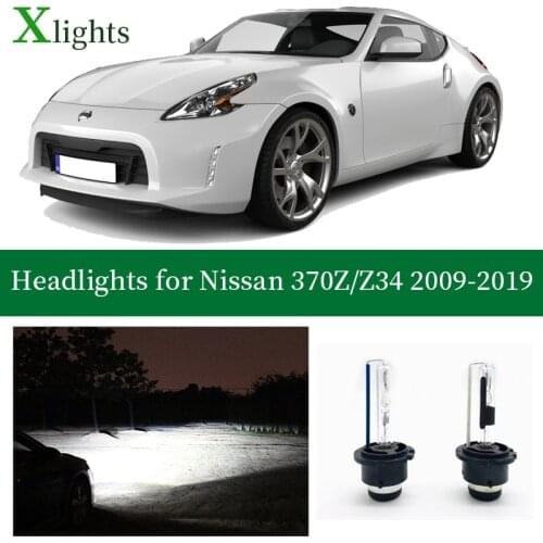 Xlights Car Bulb For 2009 2010 - 2019 Nissan 370Z Z34 Kit Hid Xenon Lamp Headlight Lights Bulbs Auto Low High Beam 4300K 6000K