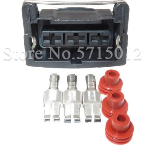 3 Hole 6.3mm Series Automotive Connector Waterproof Plug For Car Wiring Harness Socket