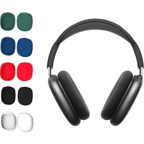 Wireless Bluetooth Headphone Case Headset Silicone Ear Pads Cushion Soft Replacement for AirPod Max Earphone Protective Cover