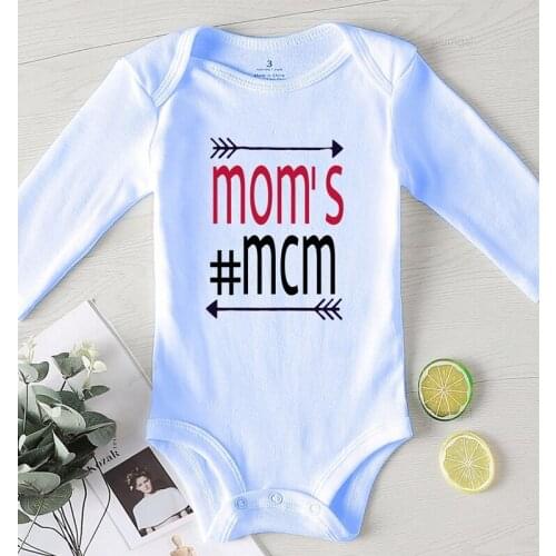 Kids' Things Printing Mom Romper for Babies New Born Baby Items Toddler Girl Winter Clothes Boys Clothing Girls Outfit