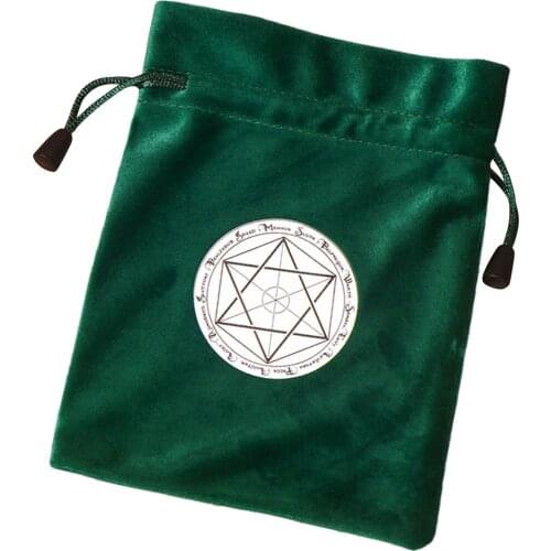14cmx17.5cm Tarot Card Storage Bag Board Game Soft Protective Drawstring Bag Jewelry Storage Bag Bags Beads/Tea/Candy/Jewelry