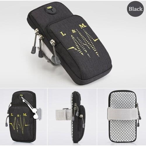 Outdoor Arm Bag Case For Blackview A70 A80 Pro BL6000 Pro BV4900 BV6300 BV6900 BV9700 BV9800 BV9900 Armband 2 Pockets Waterproof