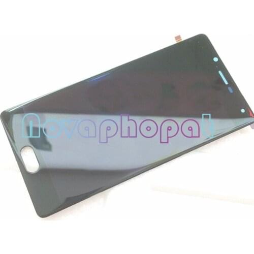Novaphopat For Wiko U Feel LCD Display With Touch Screen Digitizer Sensor Tested Black Full LCD Assembly Replacement + tracking
