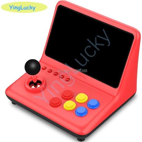 New 9 inch Retro Game Console 3D Big Joystick Built-in 64G 10000 games Support download arcade NEOGEO/MAME/GBC/CP1/CP2