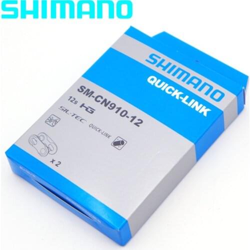 Shimano SM-CN910-12 Free Shipping MTB Mountain Bike 12 Speed Chain QR SIL-TEC HG QUICK-LINK Iamok Bicycle Parts