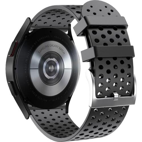 Silicone Watch Band for Samsung Galaxy Watch4/Watch4 Classic Strap 40mm 42mm 44mm 46mm For Men Women Waterproof Honeycomb Belt