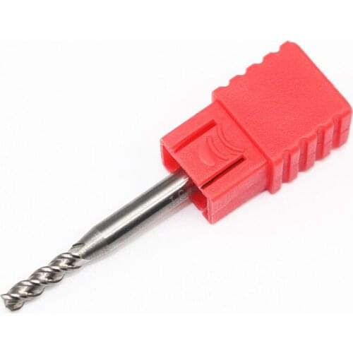 D3X9LXD4X48L 1PC 3 Flutes Carbide End Mill Set Mayitr Tungsten Steel HRC50 Hardness CNC