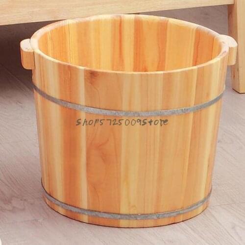 Wood Industry Foot Bath Bucket Foot Soaking Bucket Foot Washing Bucket Foot Therapy Bucket Foot Washing Basin Height 30c