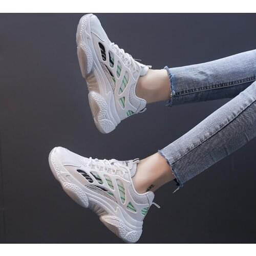 Womens Running Shoes Breathable Outdoor Sports Shoes Lightweight Breathable Sports Shoes Comfortable Non-slip Fitness Shoes