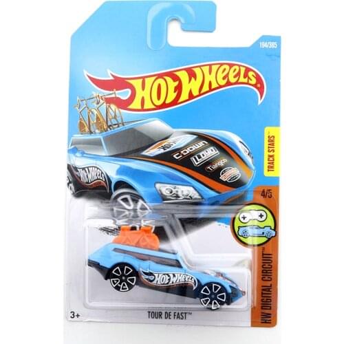 2017-194 Hot Wheels TOUR DE FAST Mini Alloy Coupe 1/64 Metal Diecast Model Car Kids Toys Gift