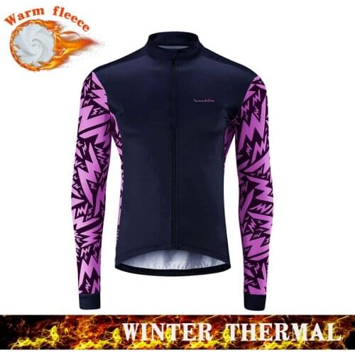 2020 Winter Thermal Fleece Cycling Jersey Long Sleeve Bicycle Clothing MTB Bike Wear Maillot Ropa Ciclismo Cycling jerseys